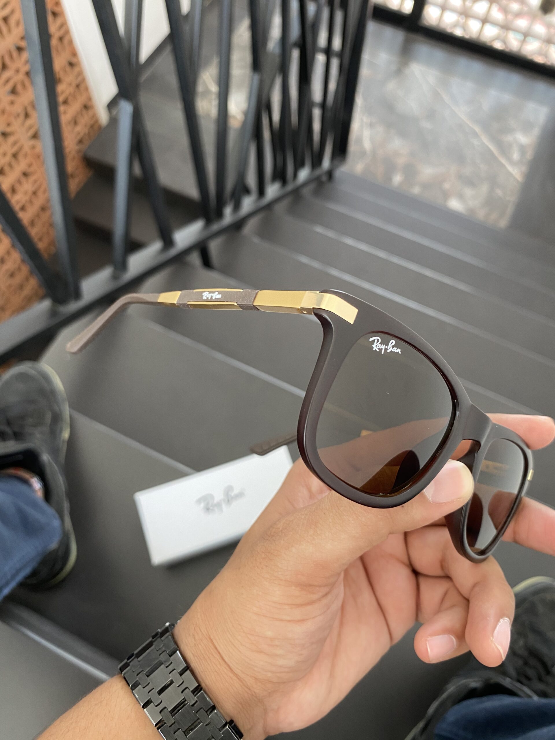 Rayban 4726 Gold Brown (Pure Glass) - Image 7