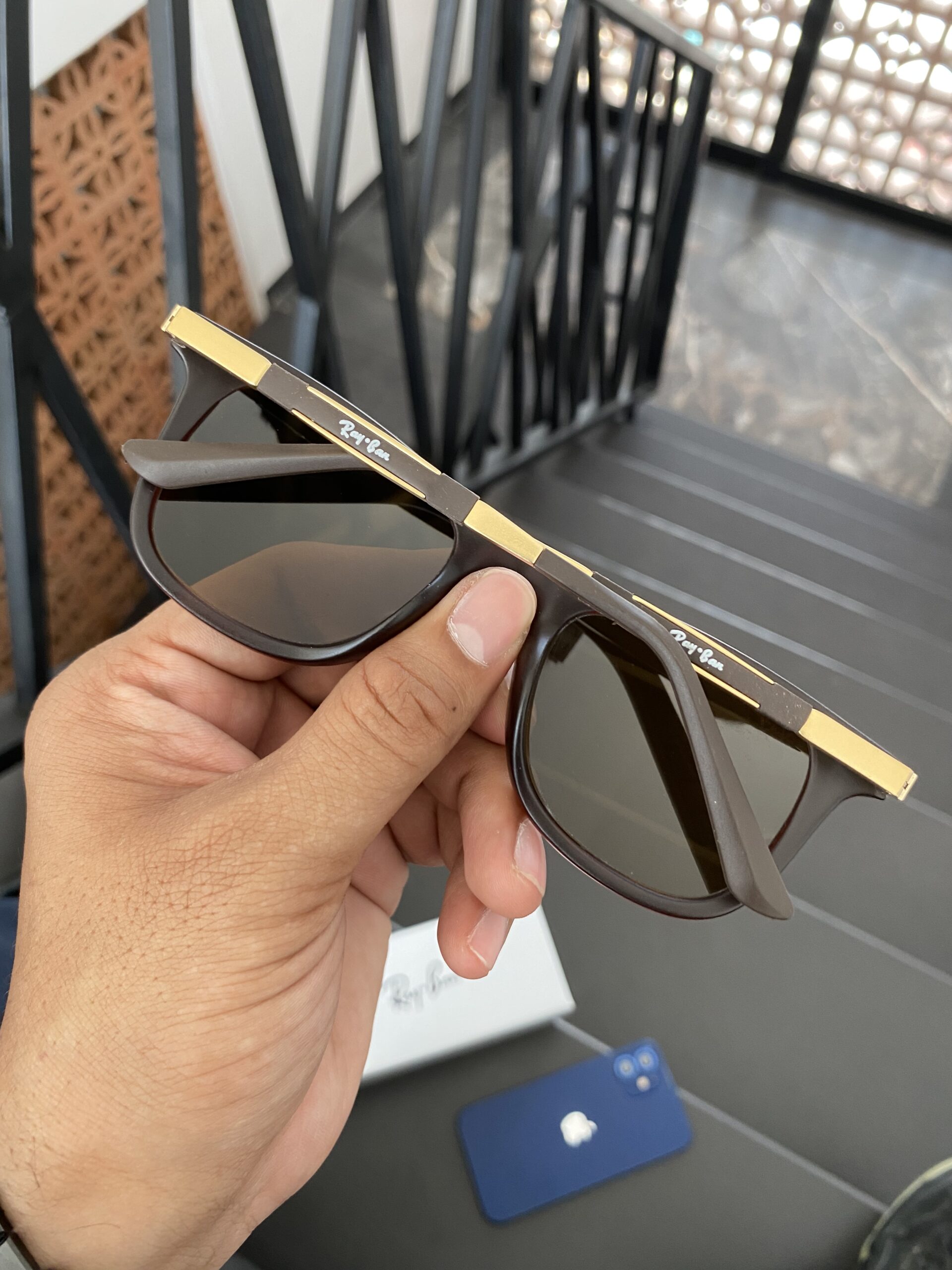 Rayban 4726 Gold Brown (Pure Glass) - Image 4
