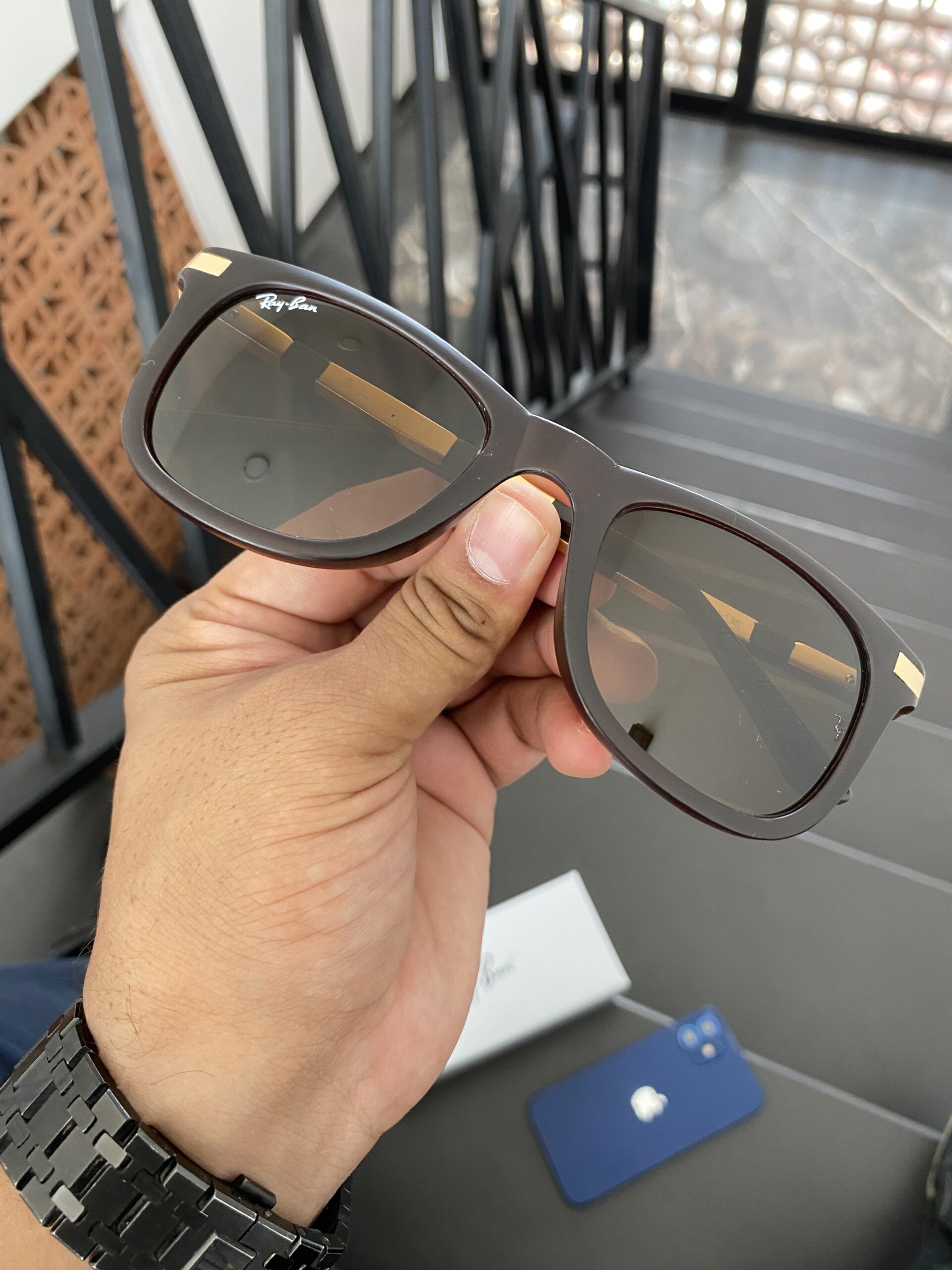 Rayban 4726 Gold Brown (Pure Glass) - Image 3