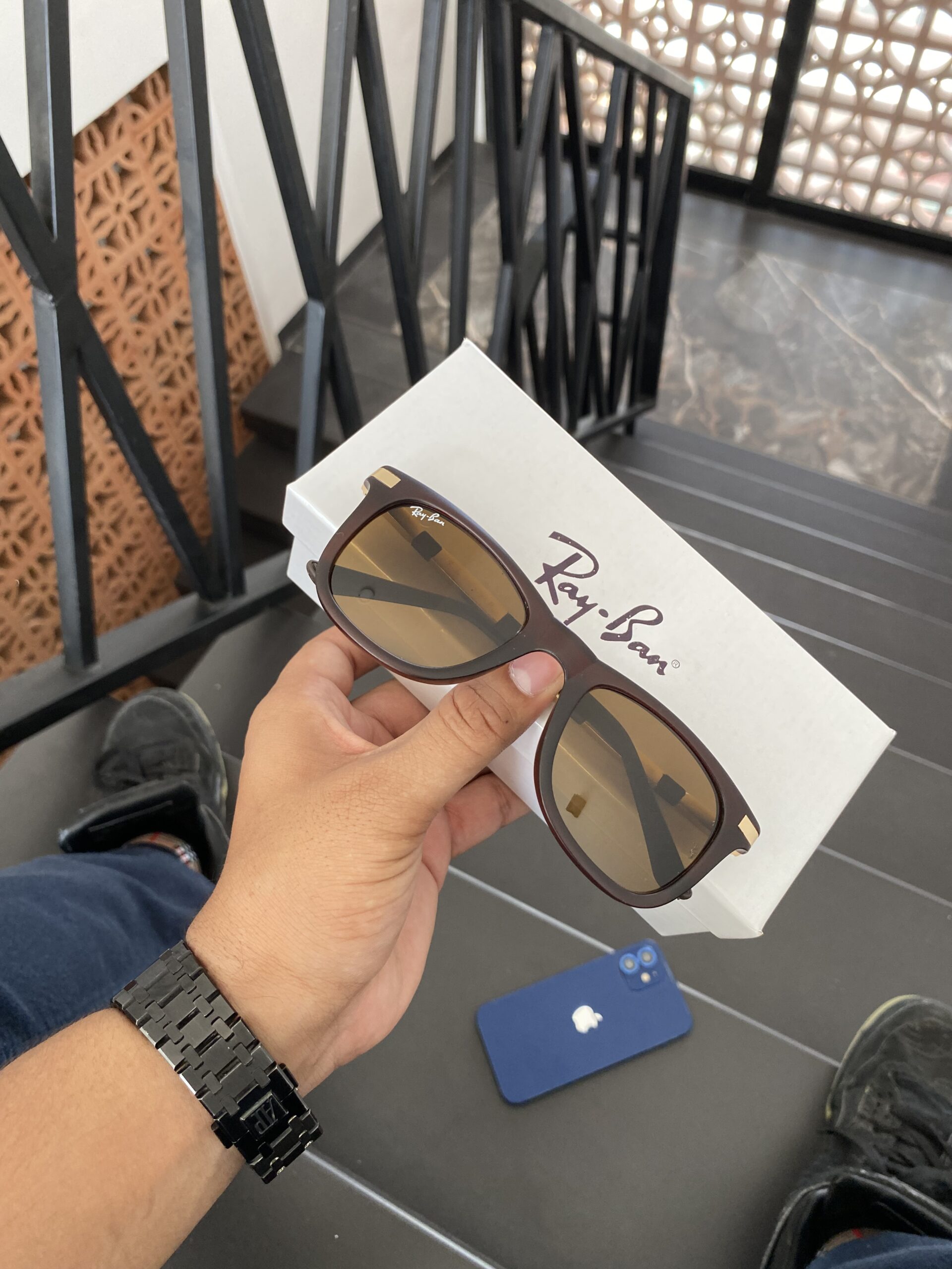 Rayban 4726 Gold Brown (Pure Glass) - Image 2