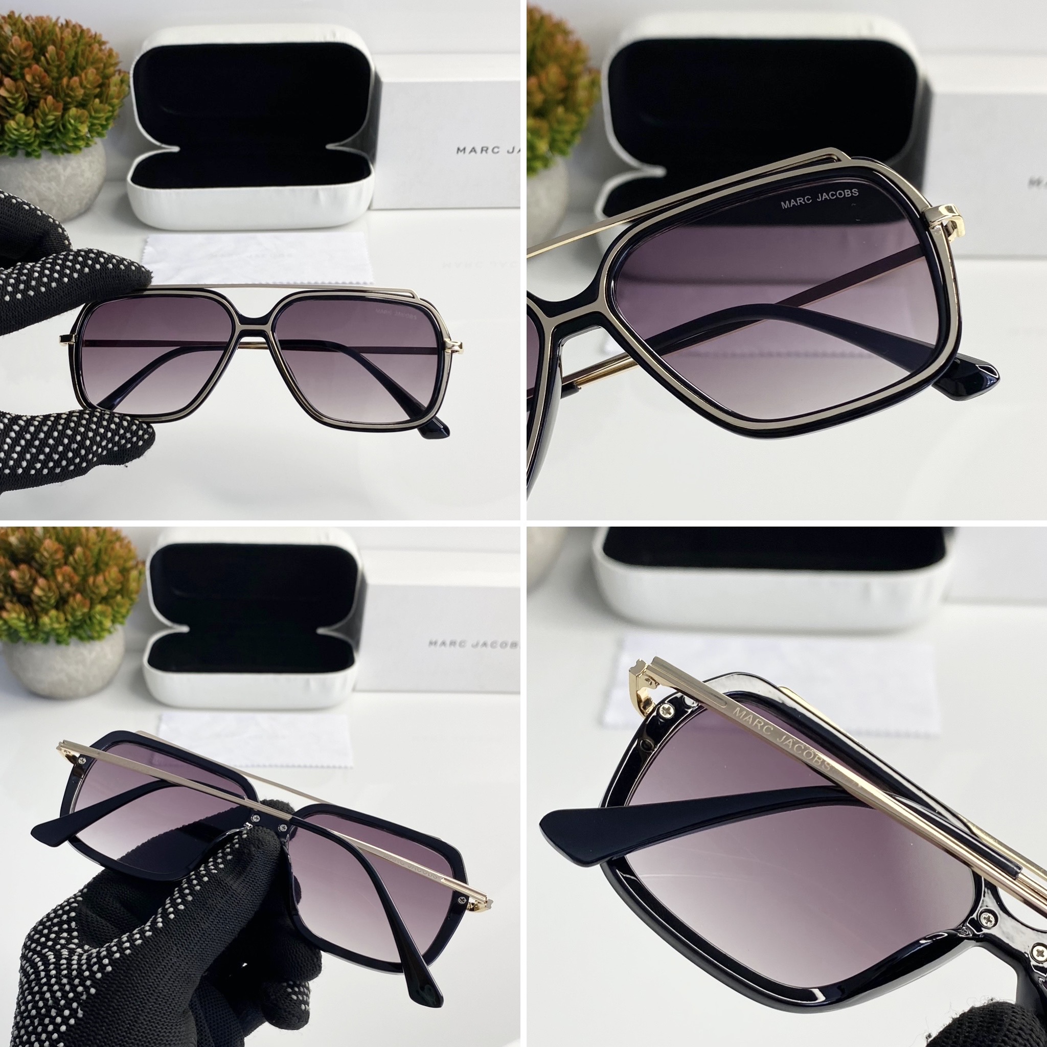 Marc Jacobs 2119 Gold Black - Image 5