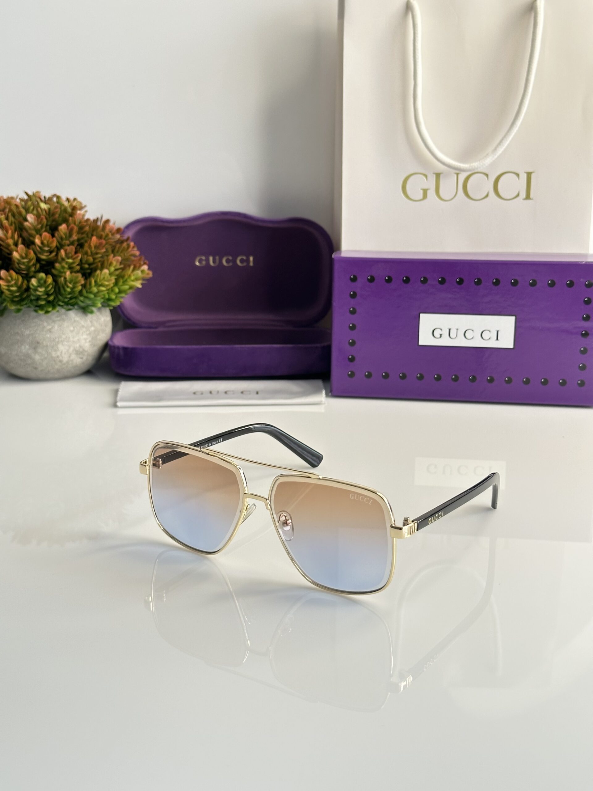 Gucci_6055_Gold_Orange_Blue