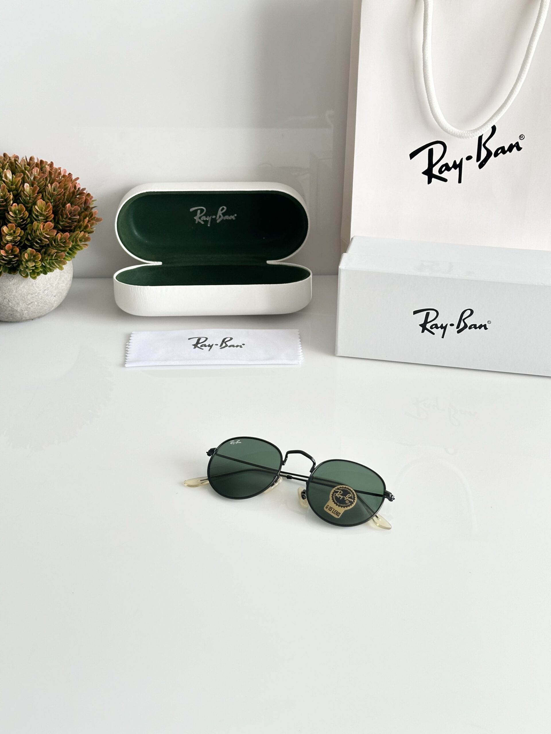 Rayban 3447 Black Green (GLASS) - Image 4