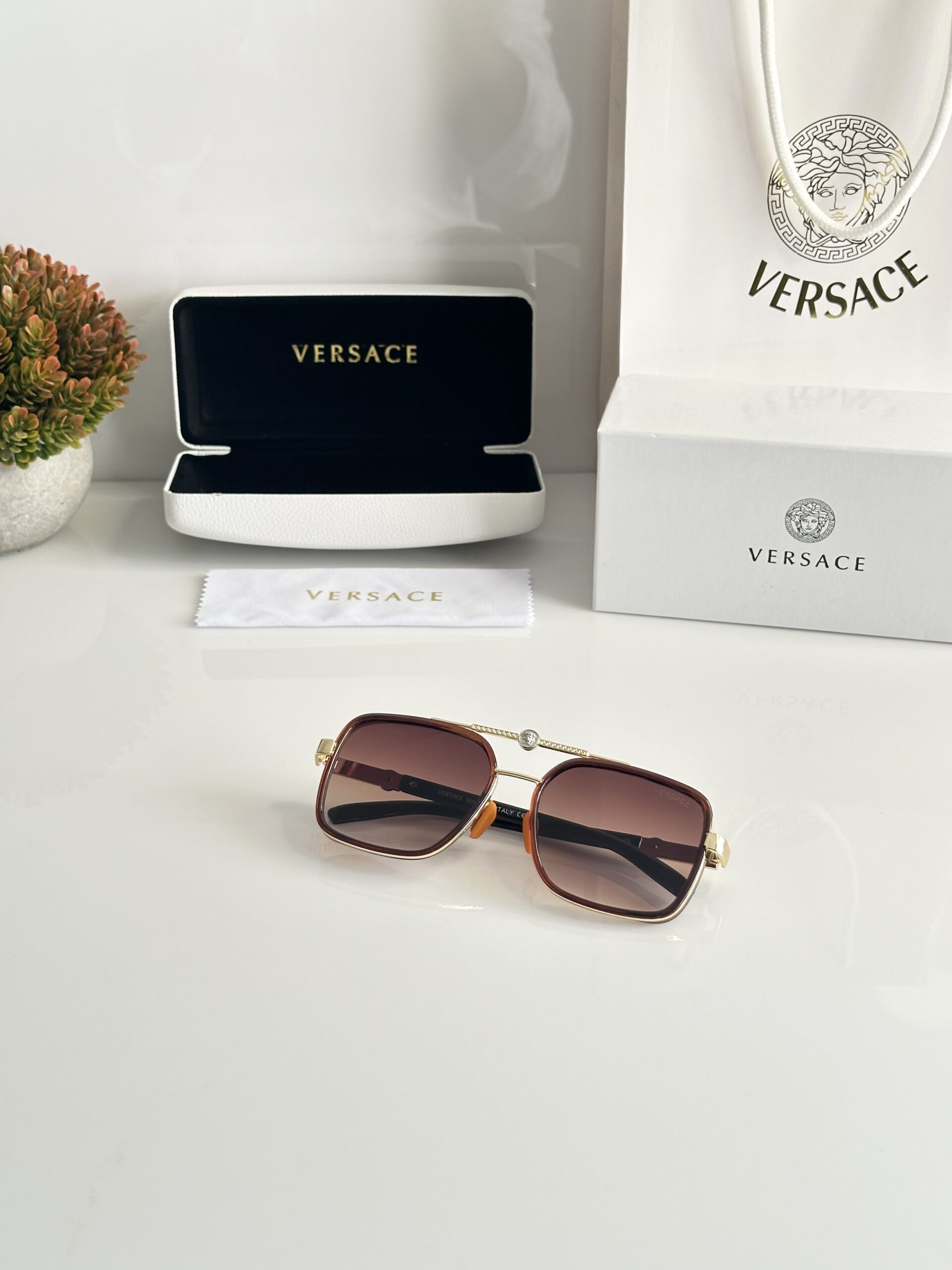 Versace 5168 Gold Brown - Image 4