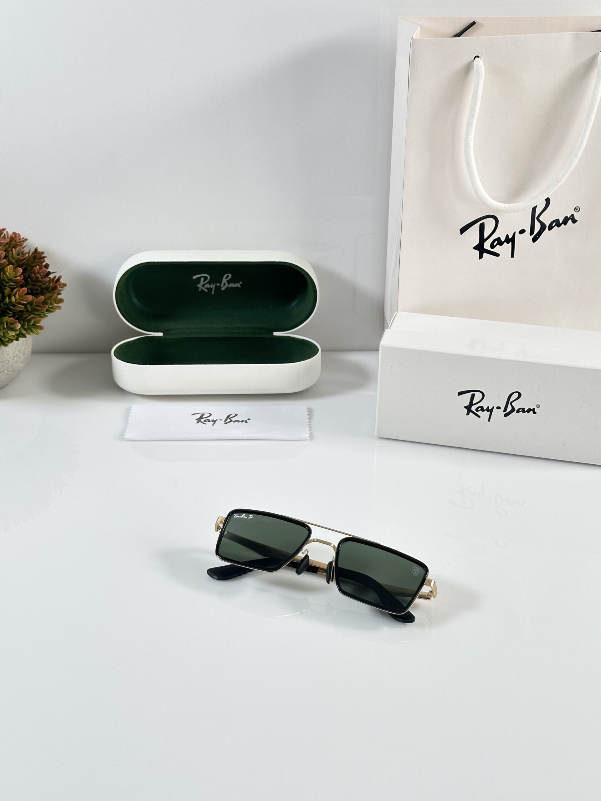 Rayban 3601 Gold Green - Image 4