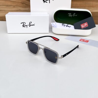 Rayban06 white black