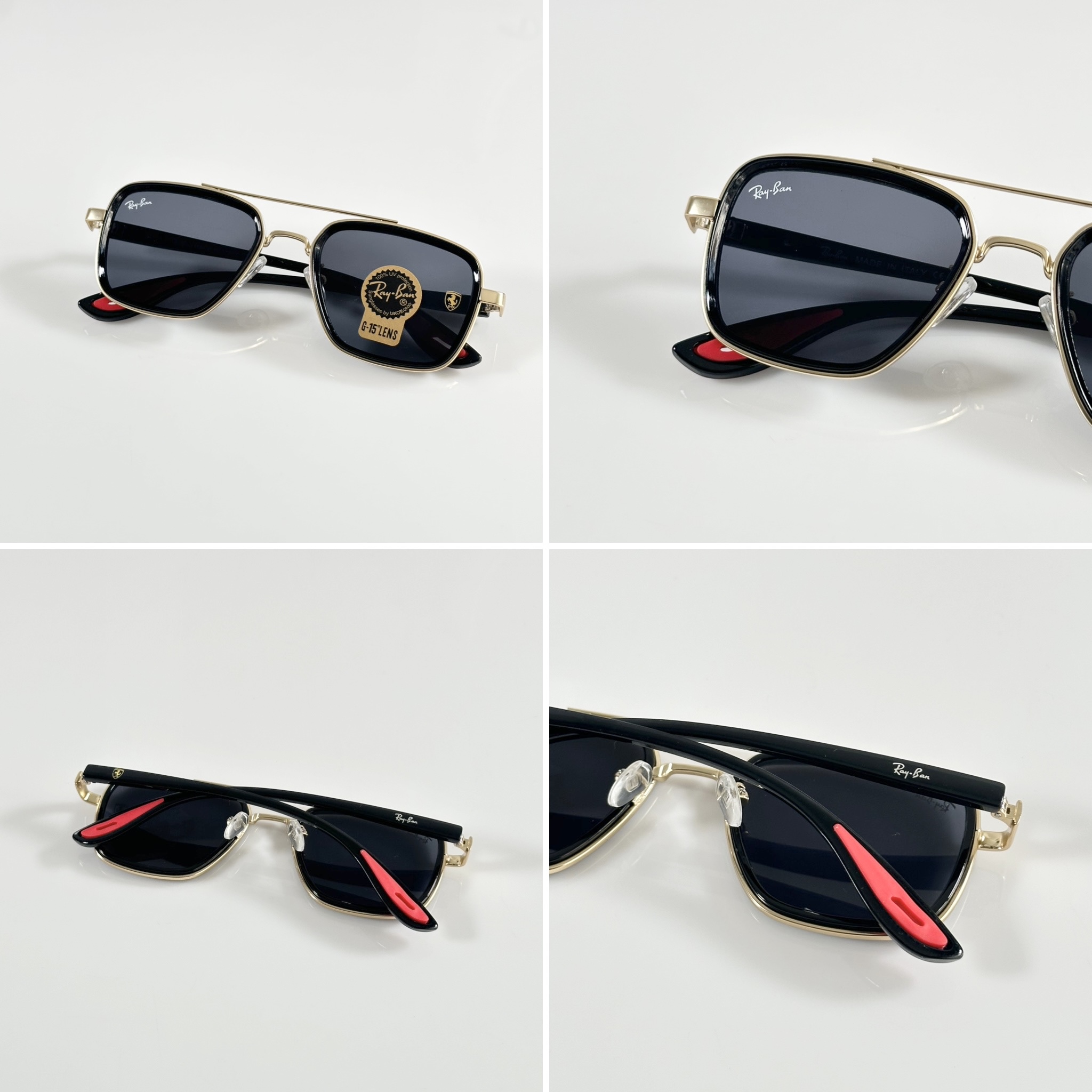 Rayban 06 Gold Black - Image 2
