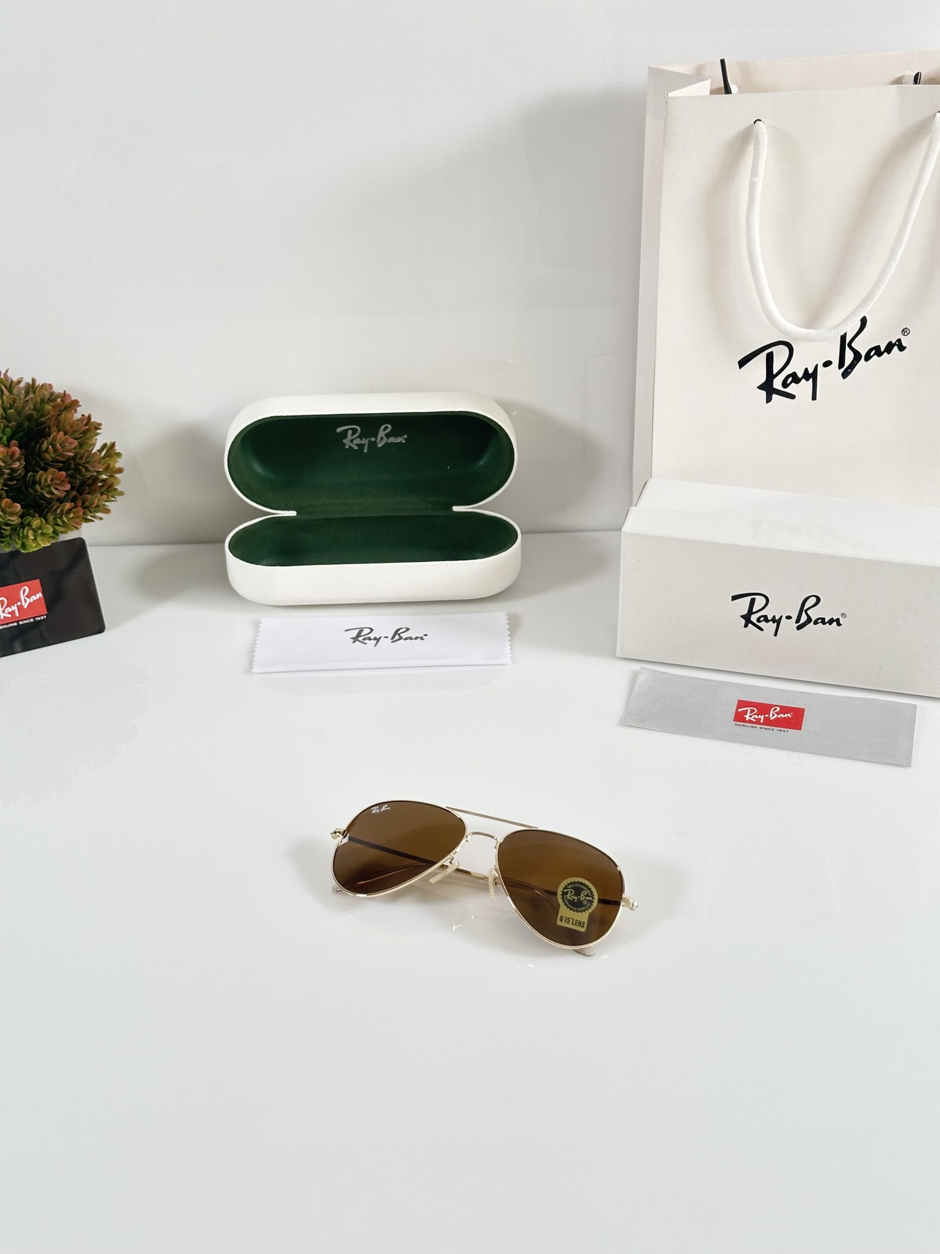 Rayban Aviator 3026 Gold Brown - Image 4