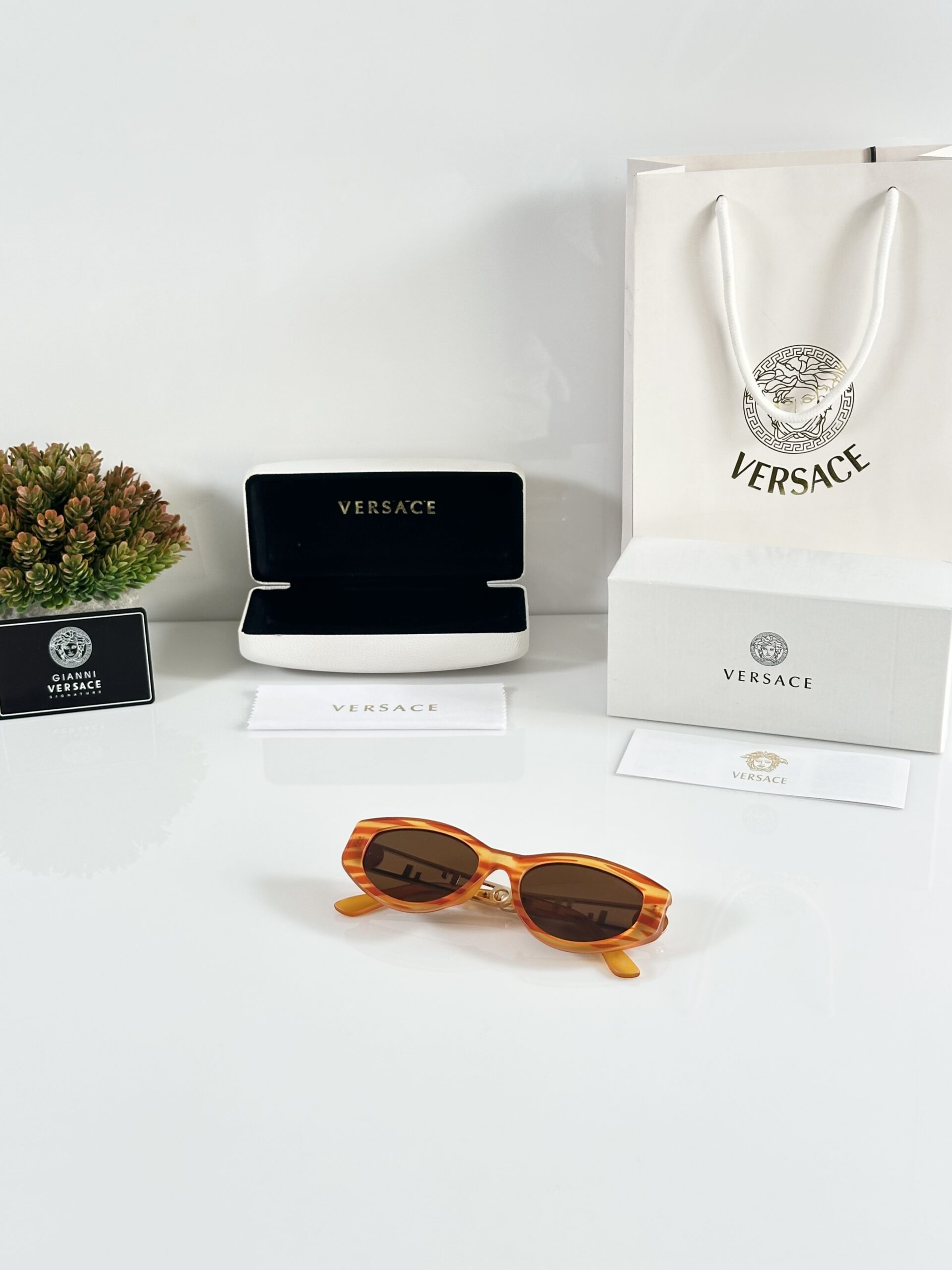 Versace WMNS 044 Gold Tiger Orange - Image 4
