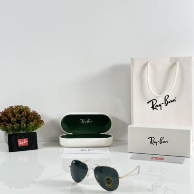 Rayban Aviator 3026 Gold Black (GLASS)