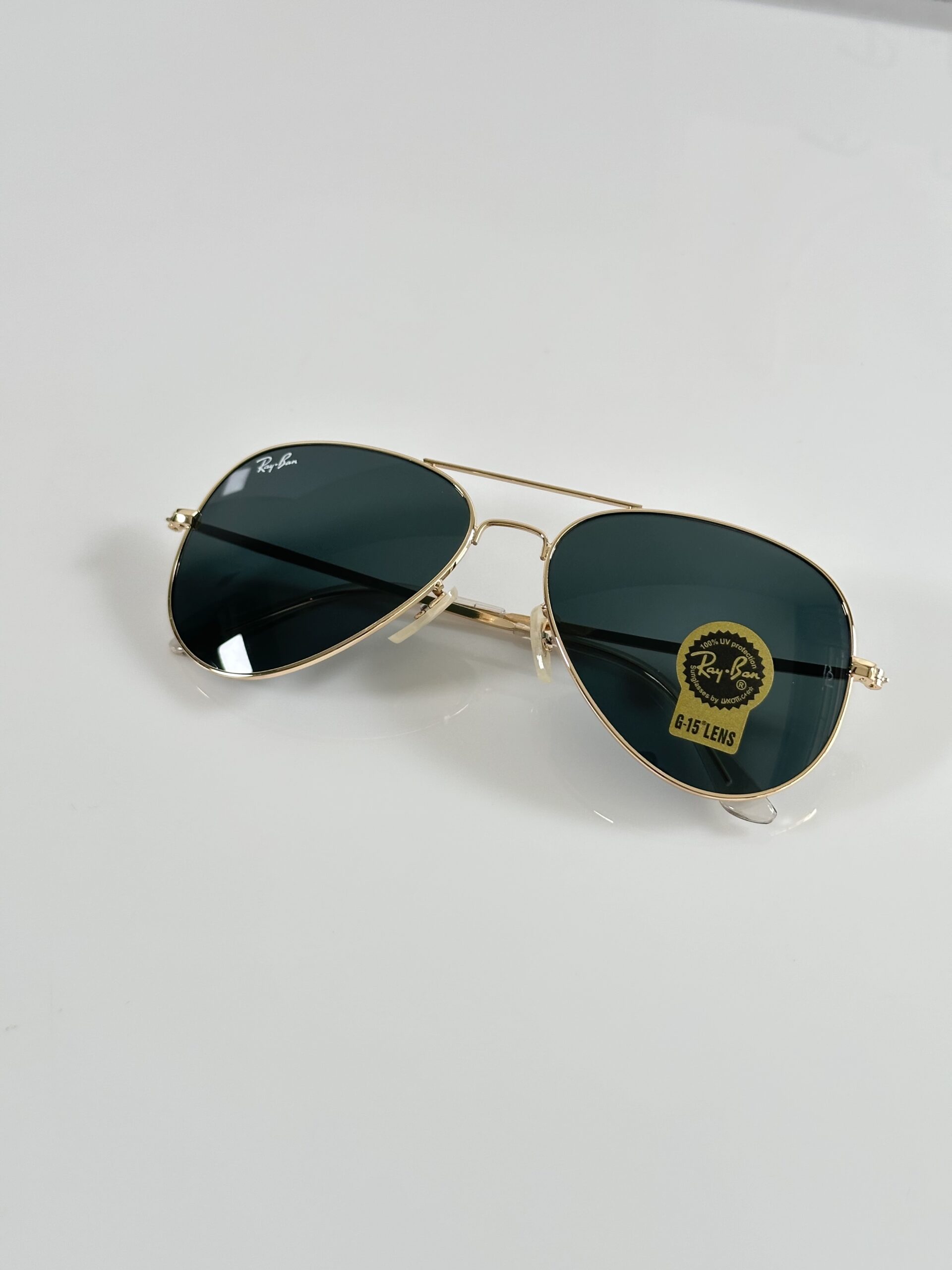 Rayban Aviator 3026 Gold Black (GLASS) - Image 3