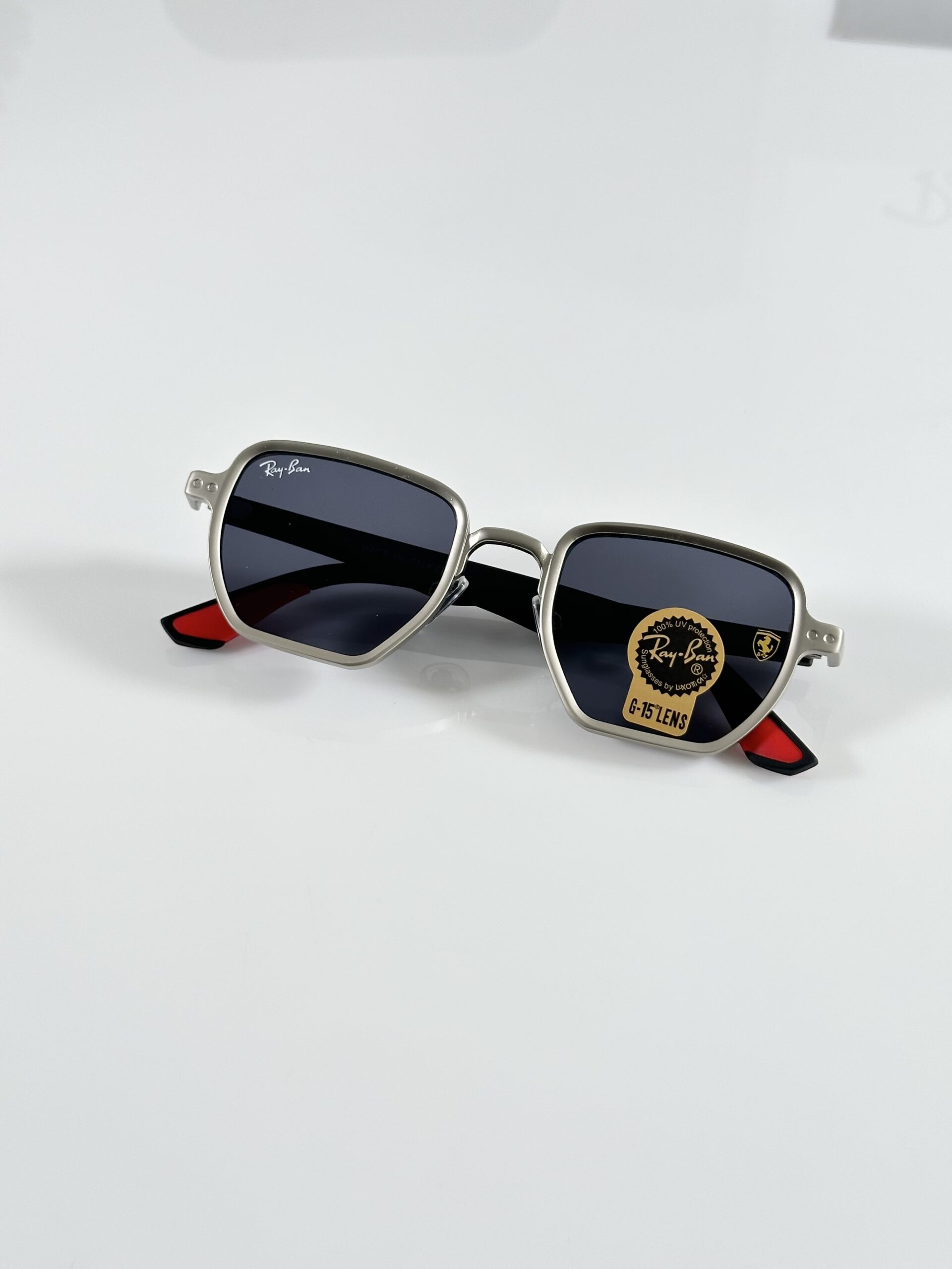 Rayban 08 Silver Black - Image 3