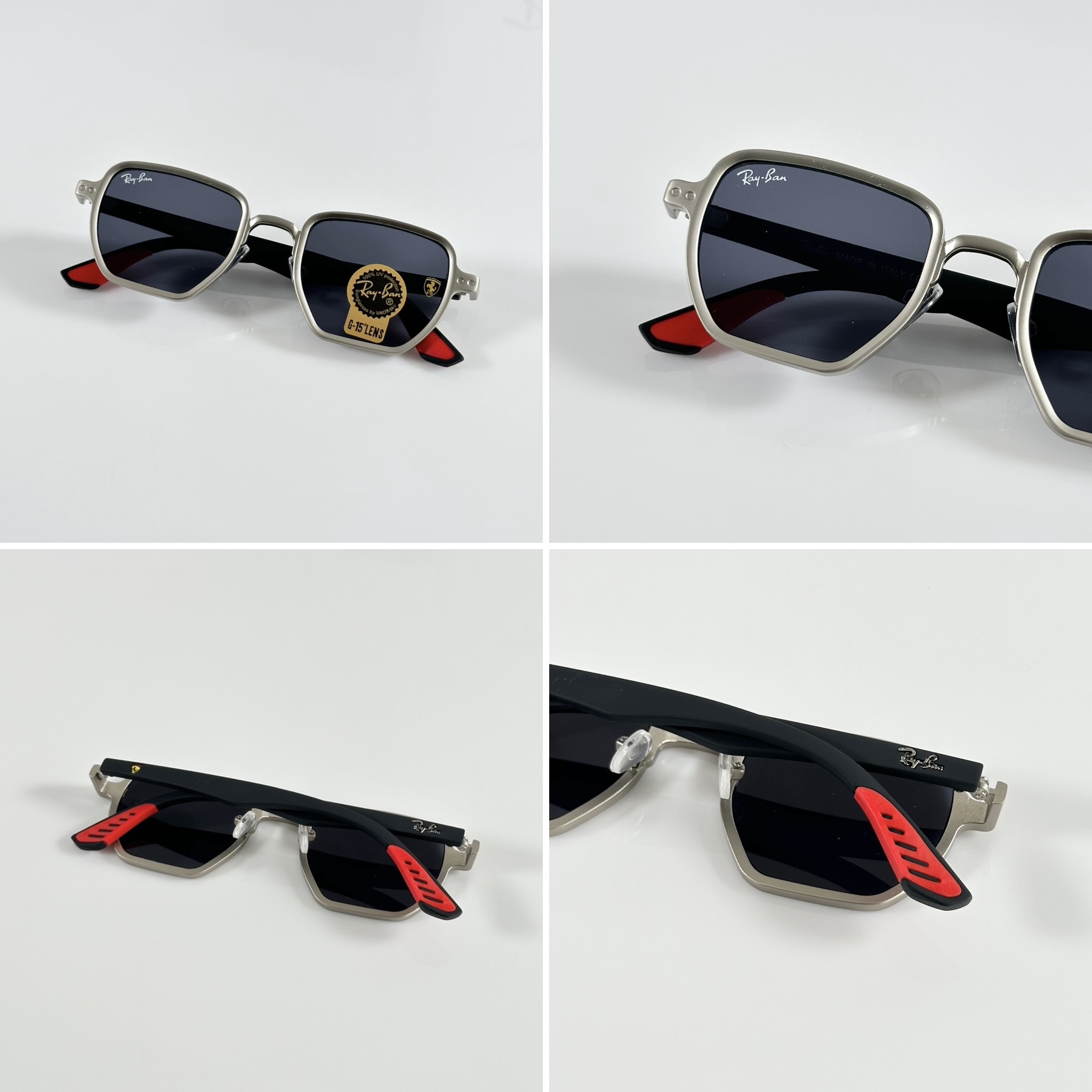 Rayban 08 Silver Black - Image 2