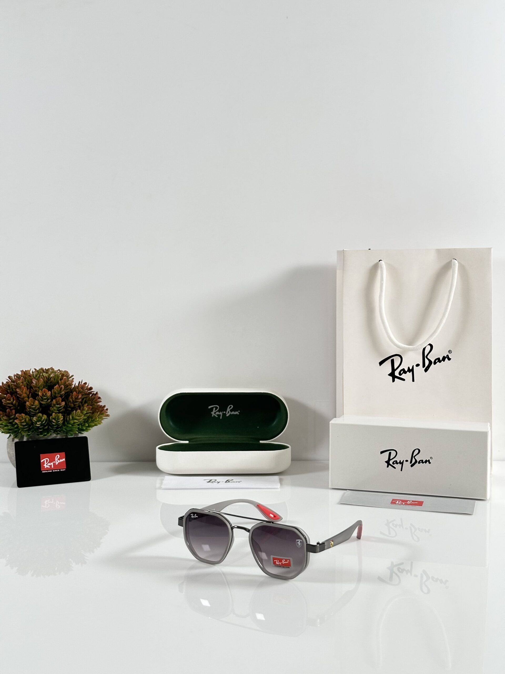 Rayban 3160 Grey Purple