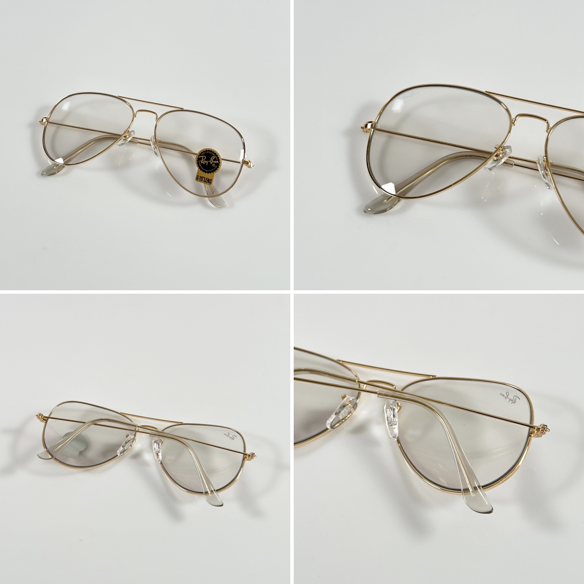 Rayban Aviator 3026 Gold Day Night Colour Changing - Image 2