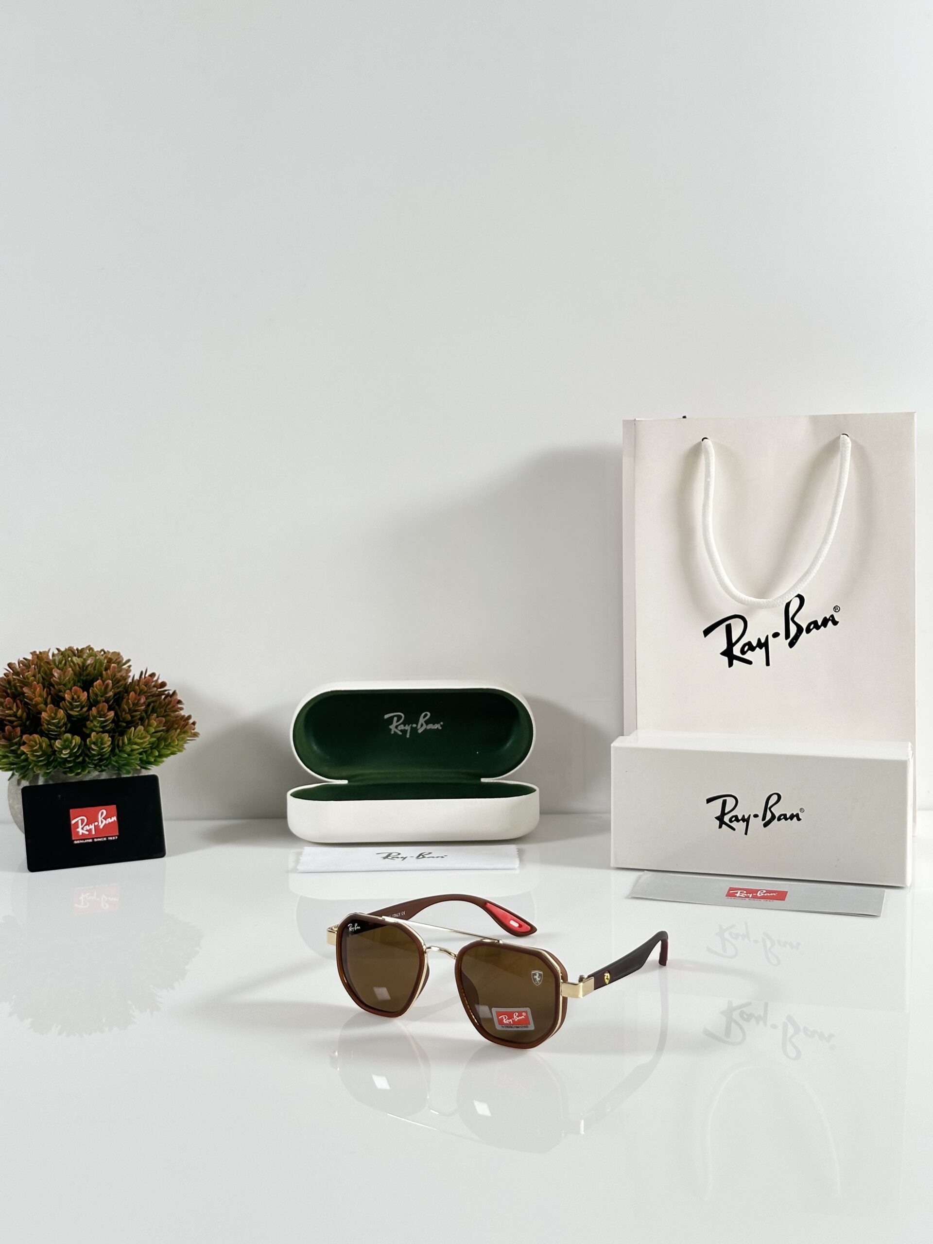 Rayban 3160 Gold Brown