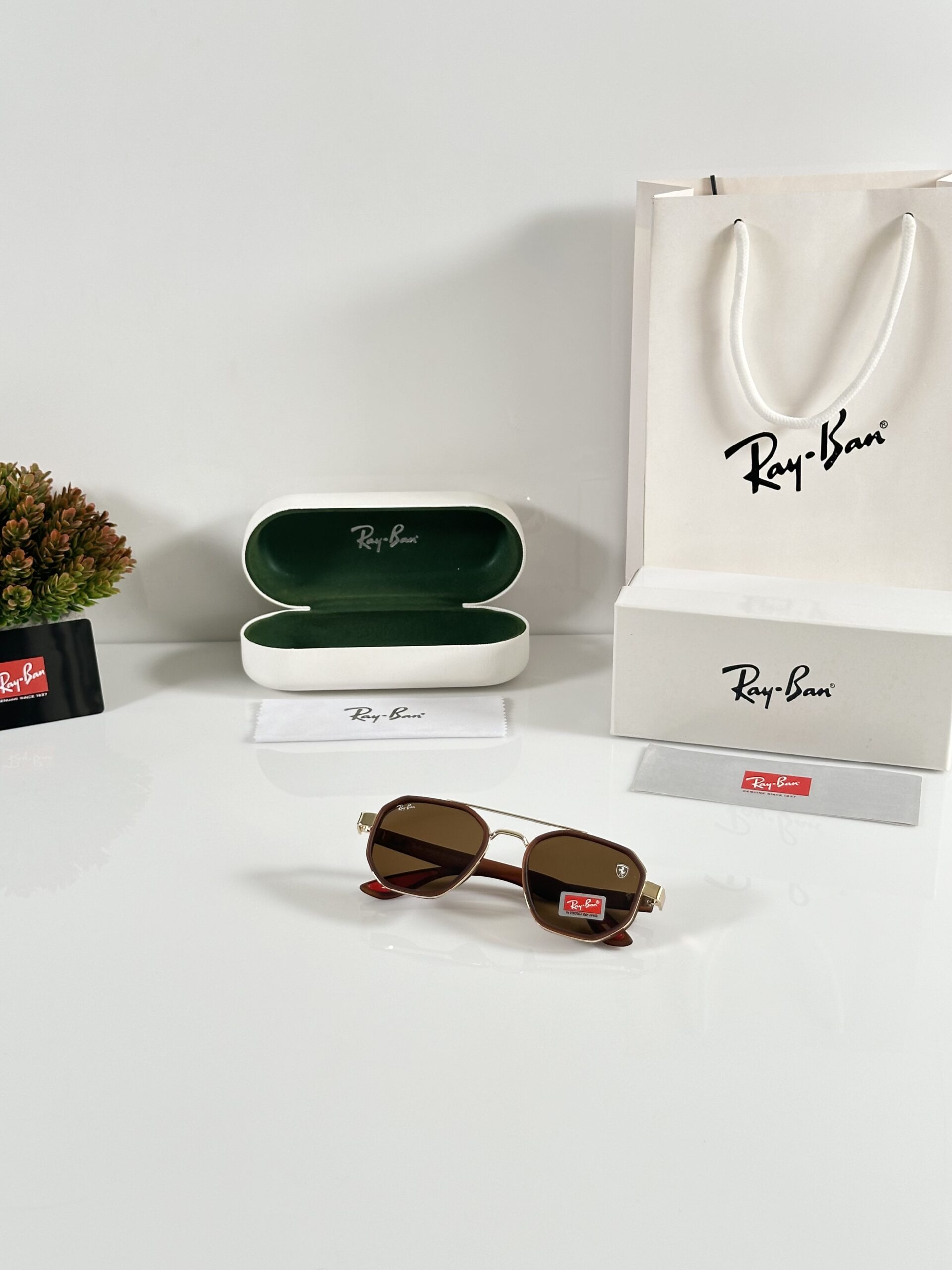 Rayban 3160 Gold Brown - Image 4