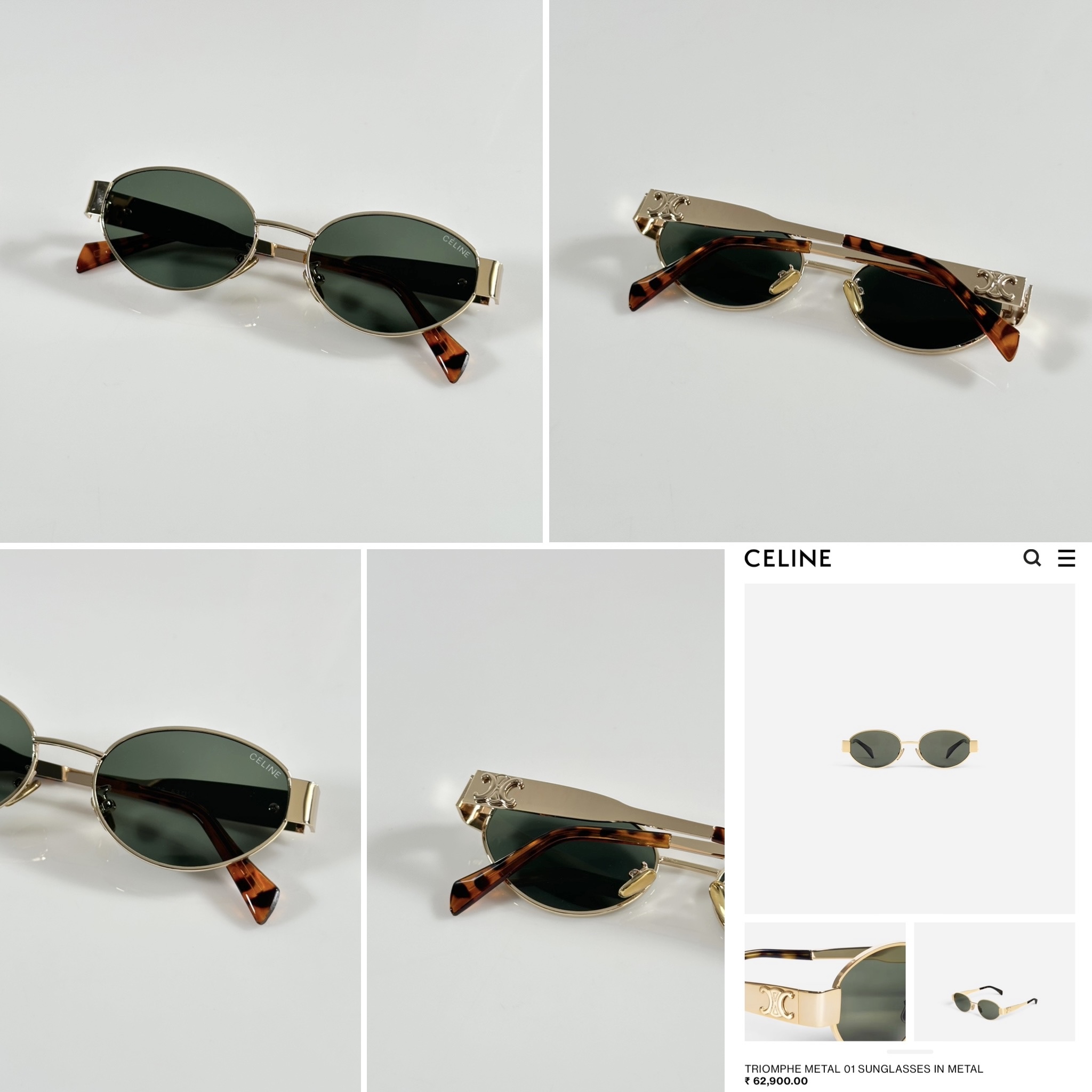 Celine WMNS 1006 Gold Green - Image 2