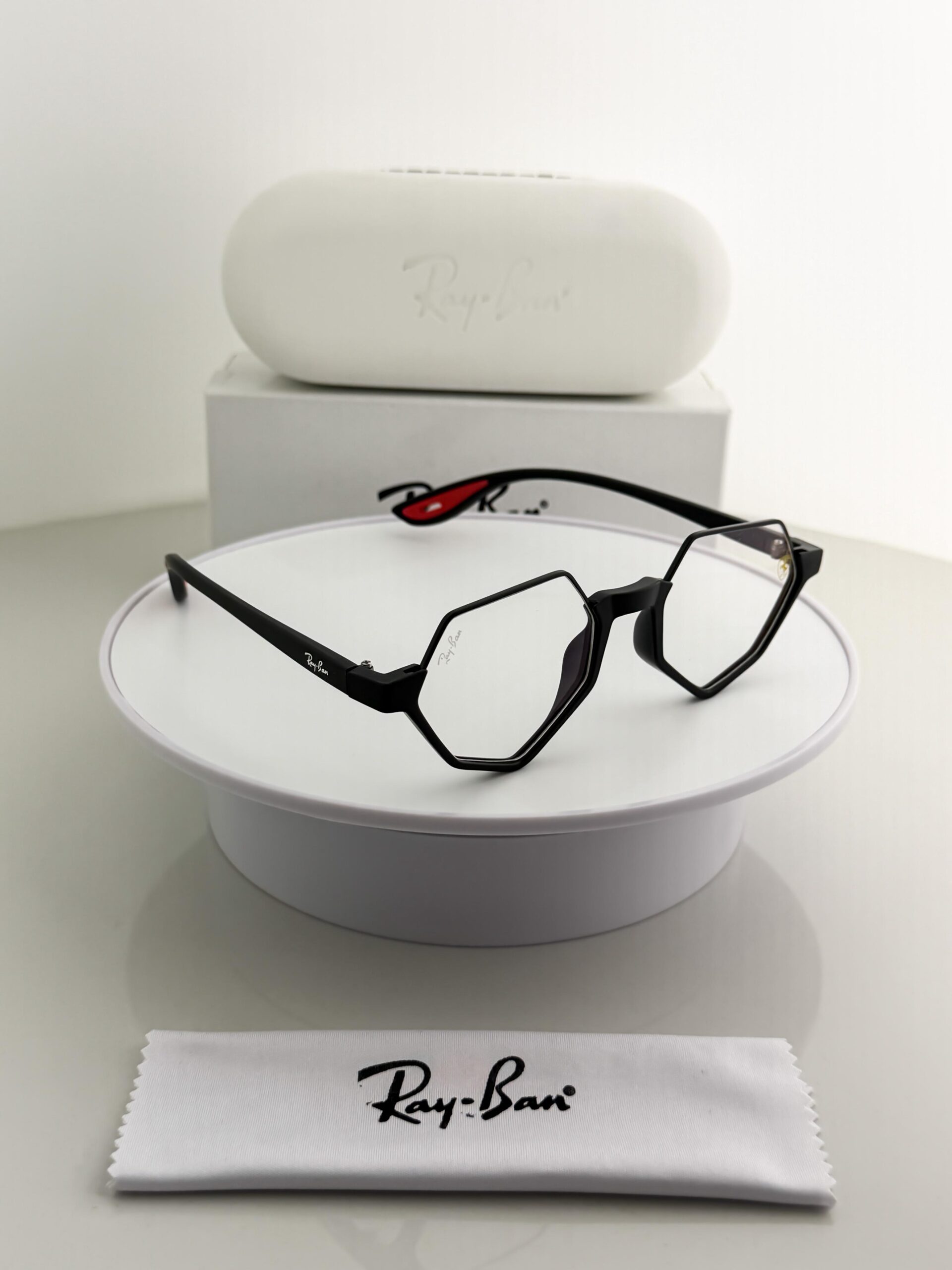 Rayban black plano 007 - Image 5