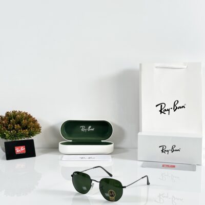 Rayban 3548 Black Green (GLASS)