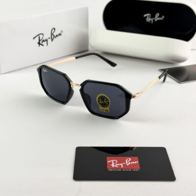 RAYBAN GOLD BLACK 3402