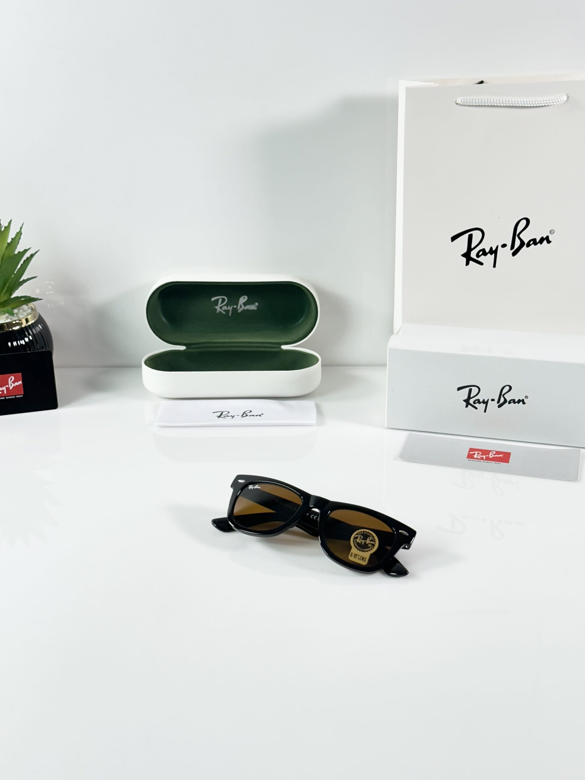 Rayban 2140 Shine Brown (GLASS) - Image 4