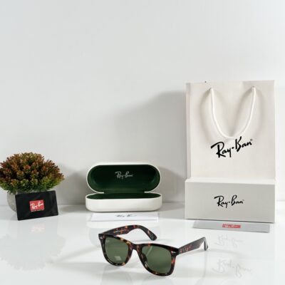 Rayban 2140 Tiger Green (GLASS)