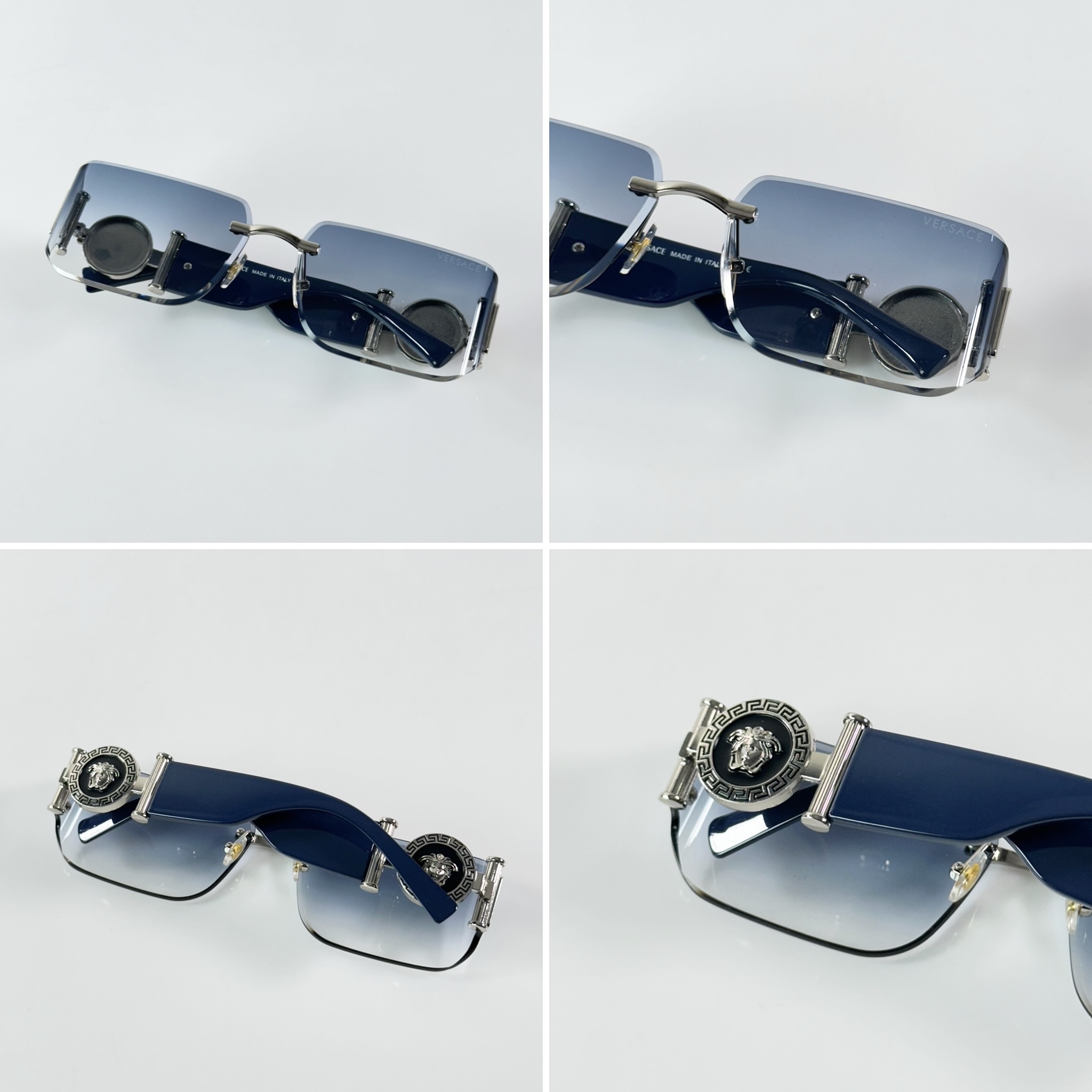 Versace 6772 Silver Blue - Image 2