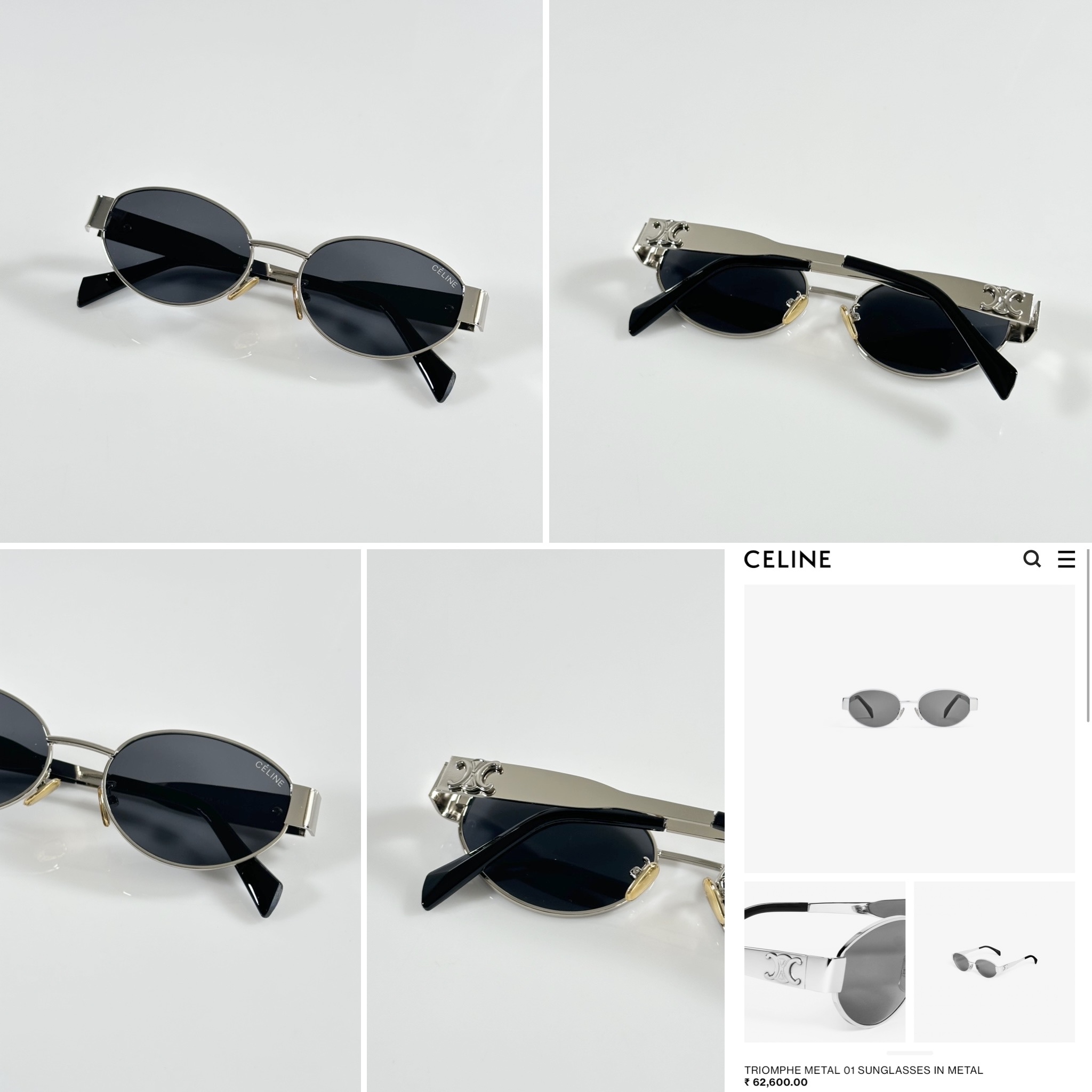 Celine WMNS 1006 Silver Black - Image 2