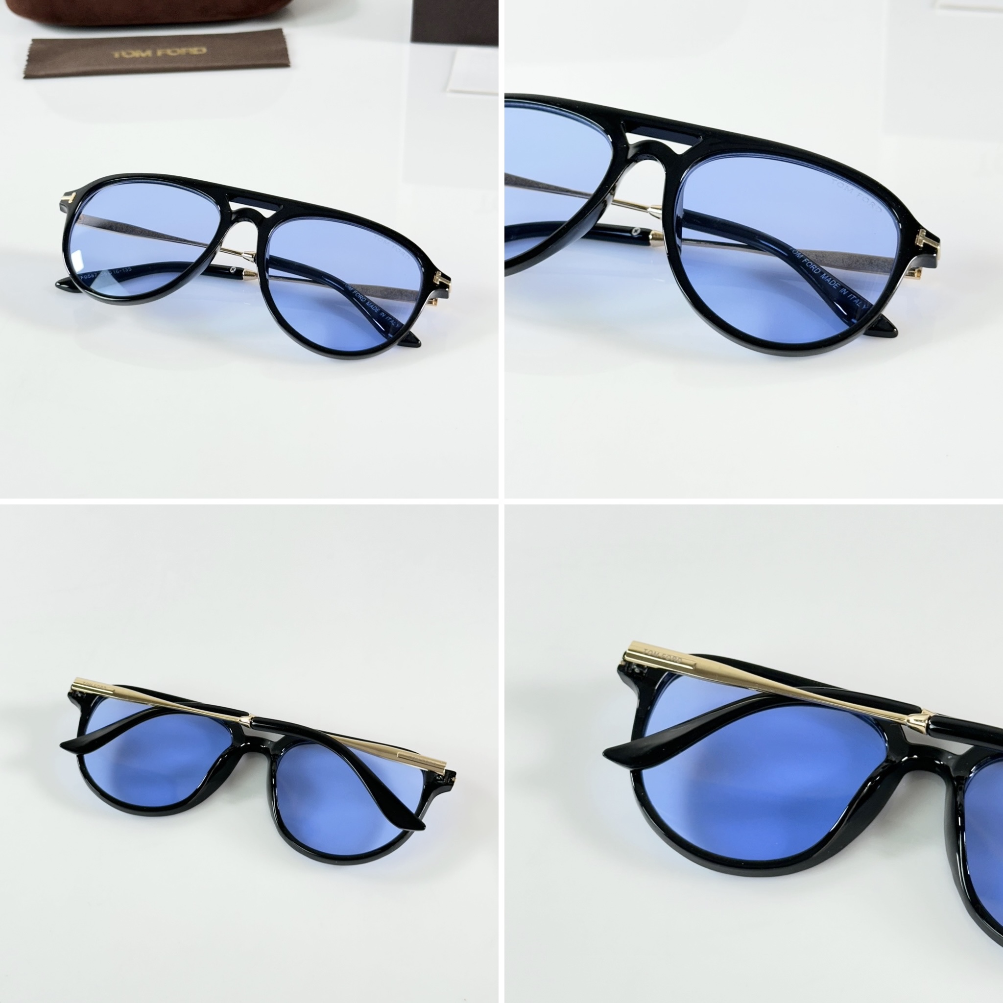 Tomford 0587 Gold Black Blue - Image 2