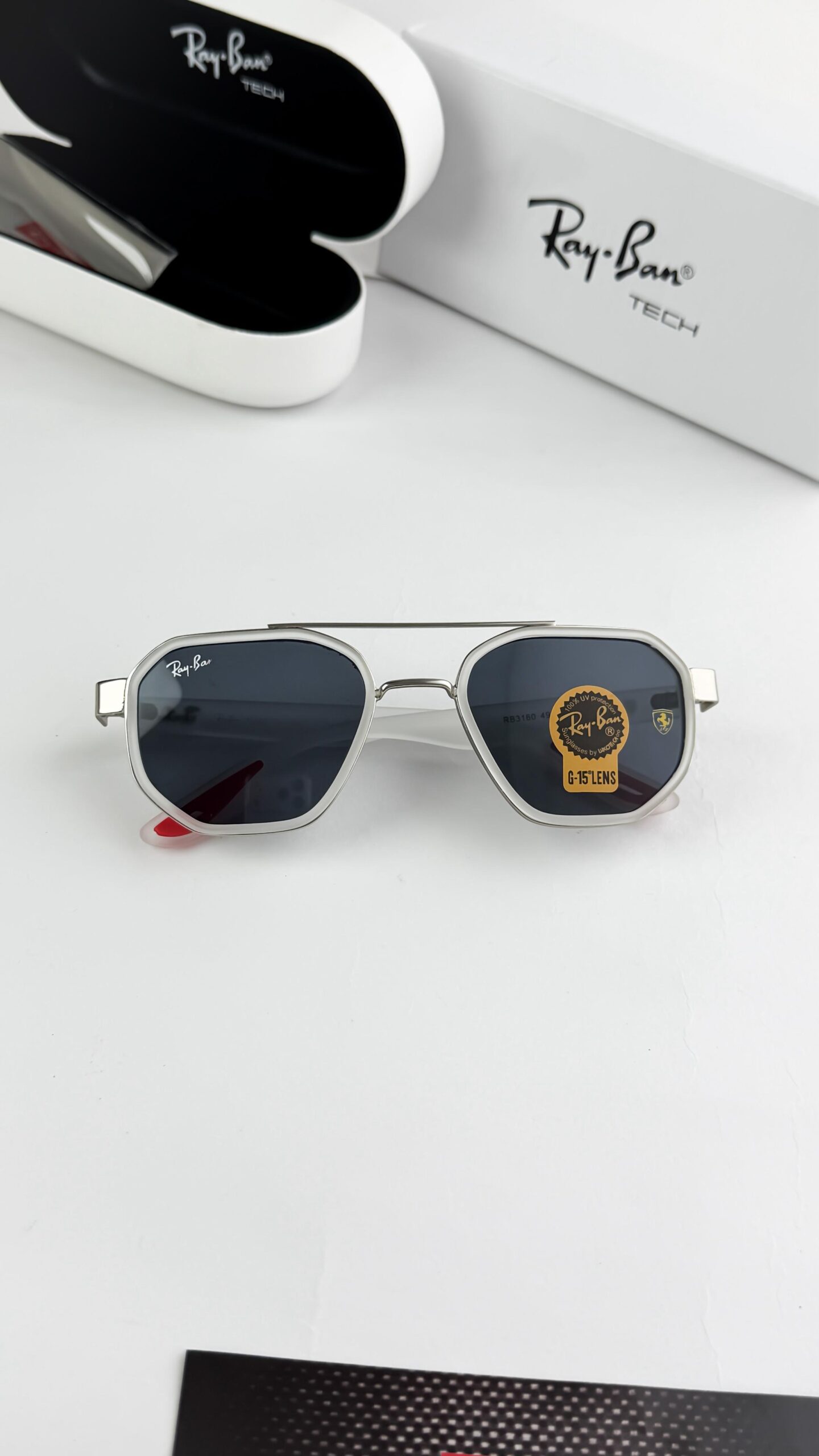 RAYBAN ICE BLACK 3160 - Image 3