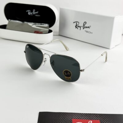 RAYBAN SILVER BLACK 3026